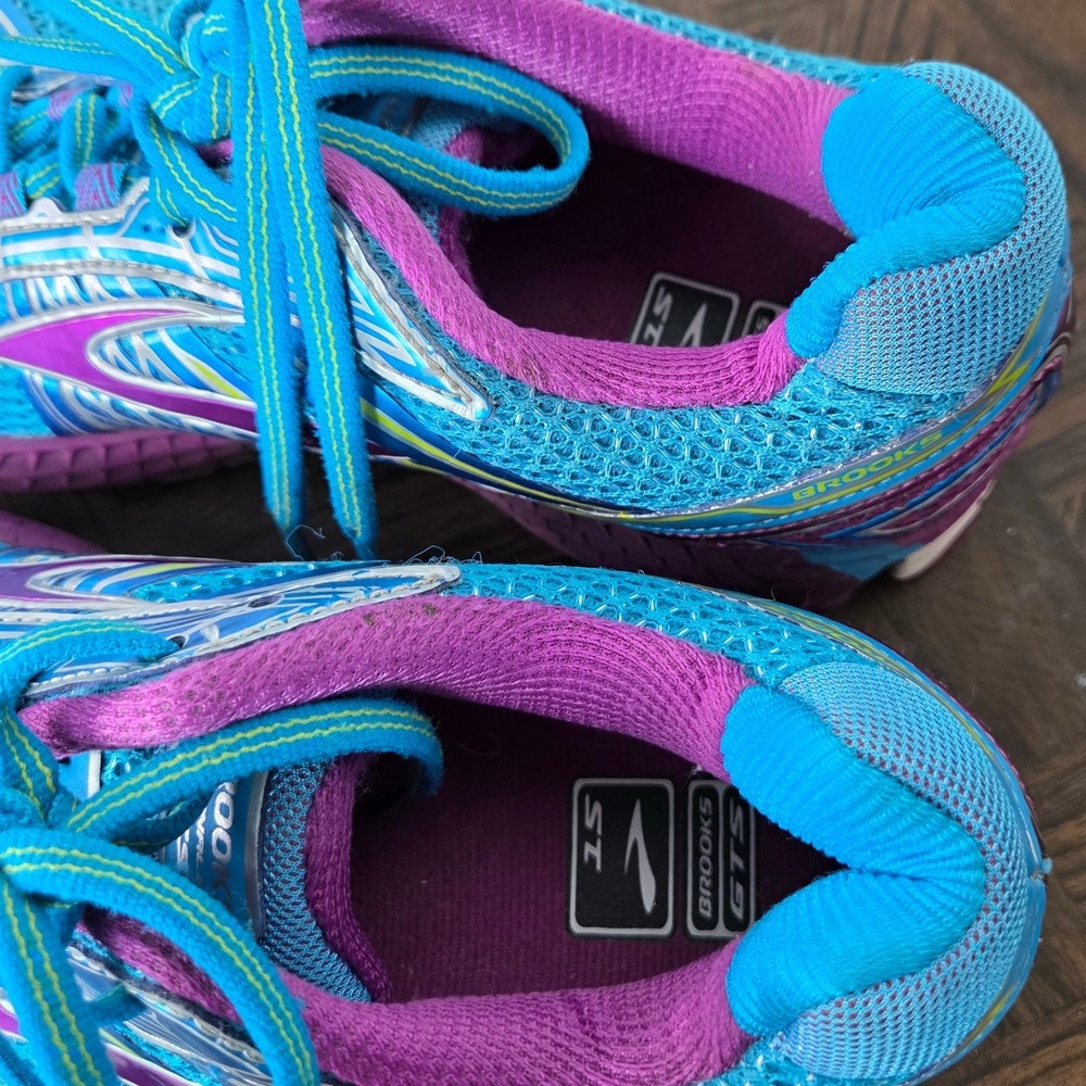 Brooks Adrenaline GTS 15 Running Shoes Womens 9 Mesh Stability Trainer - Picture 9 of 11
